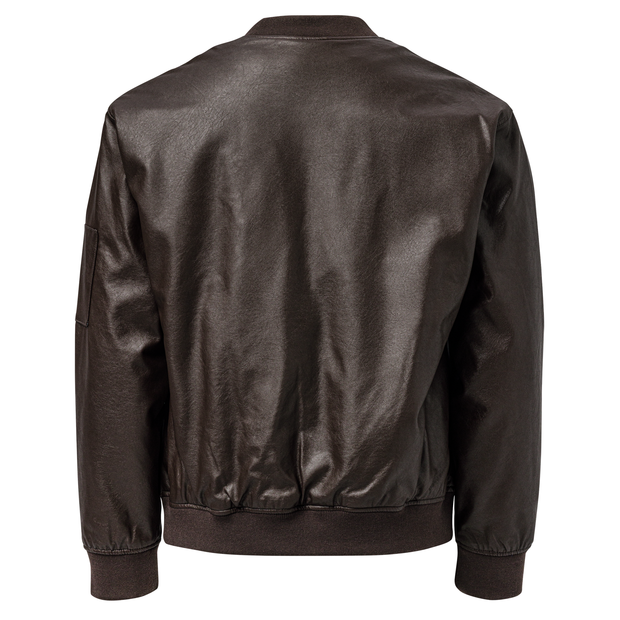 Leather Bomber Jacket